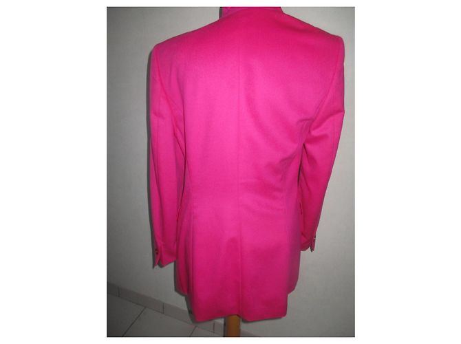 Escada Fuchsia Wool Jacket Size 40 Fuschia - view 3