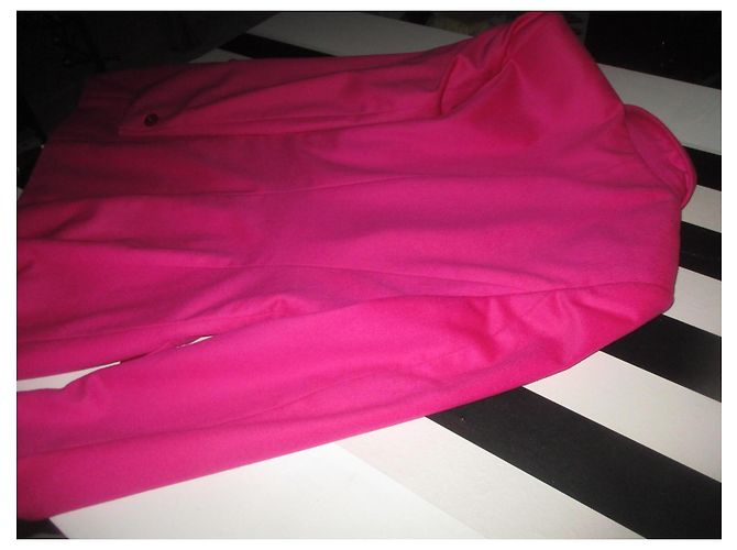 Escada Fuchsia Wool Jacket Size 40 Fuschia - view 7