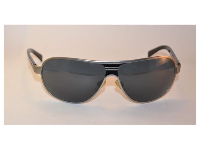occhiali da sole Paco Rabanne XS421 nero argento plastica - vista 2
