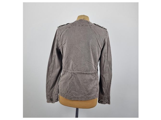 Chaqueta Marc Cain Marrón de Algodón Castaño - vista 3