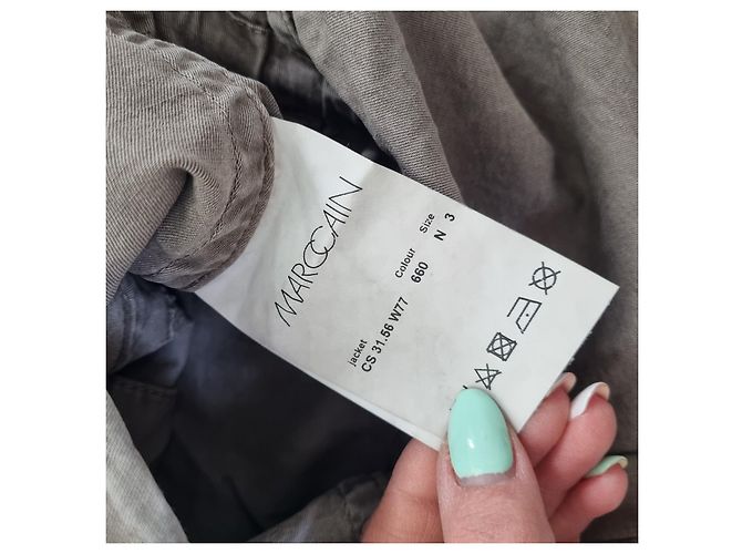 Chaqueta Marc Cain Marrón de Algodón Castaño - vista 6