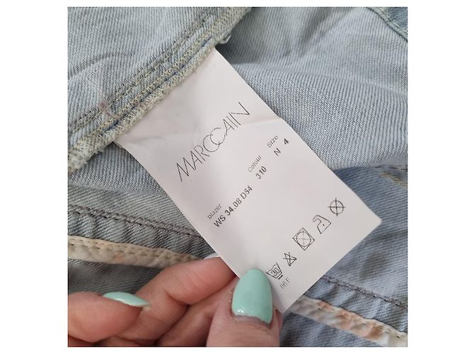 Chaqueta Marc Cain de algodón azul XL - vista 7