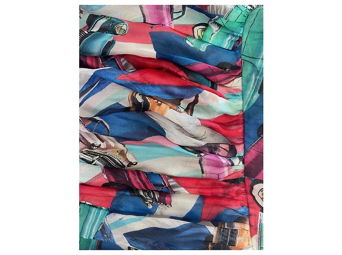 Chanel Falda maxi Runway Cuba 2017 Multicolor - vista 7