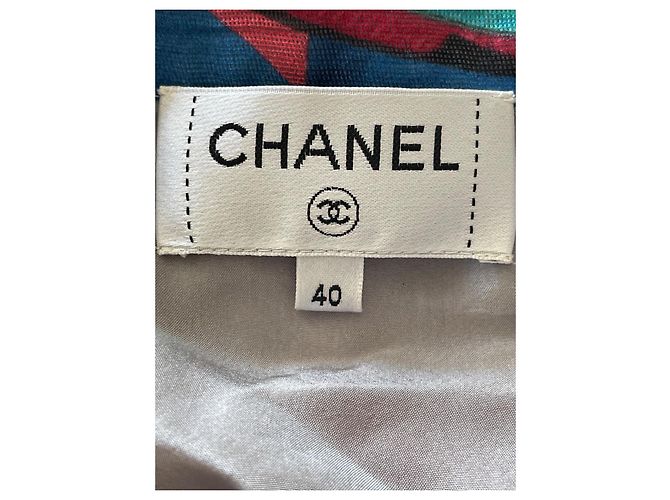 Chanel Falda maxi Runway Cuba 2017 Multicolor - vista 8