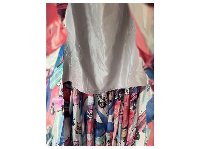 Chanel Falda maxi Runway Cuba 2017 Multicolor - vista 9