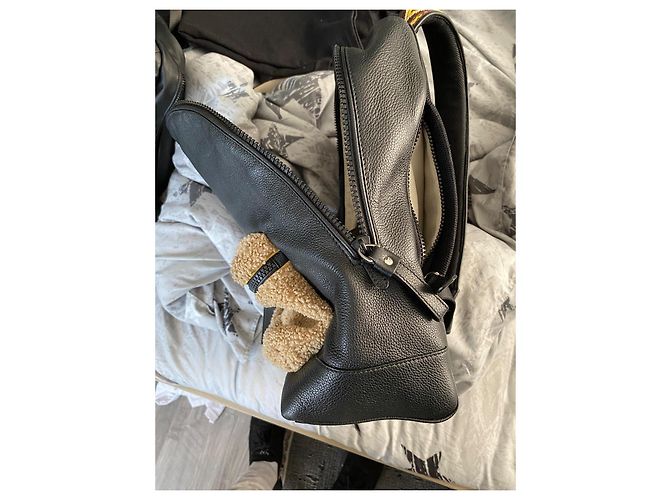 Bally Porte-documents en cuir noir - vue 7