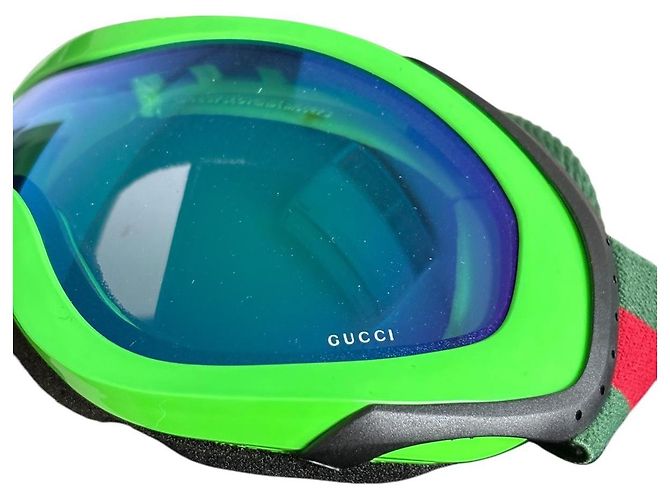 Occhiali da sci Gucci Verde Fluo - vista 2