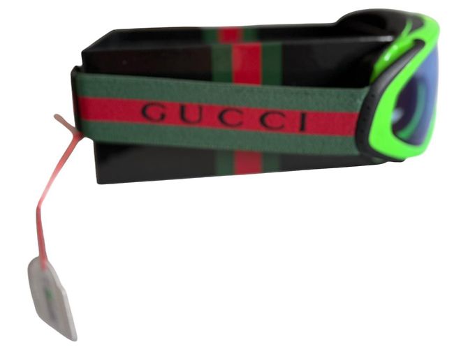 Occhiali da sci Gucci Verde Fluo - vista 3