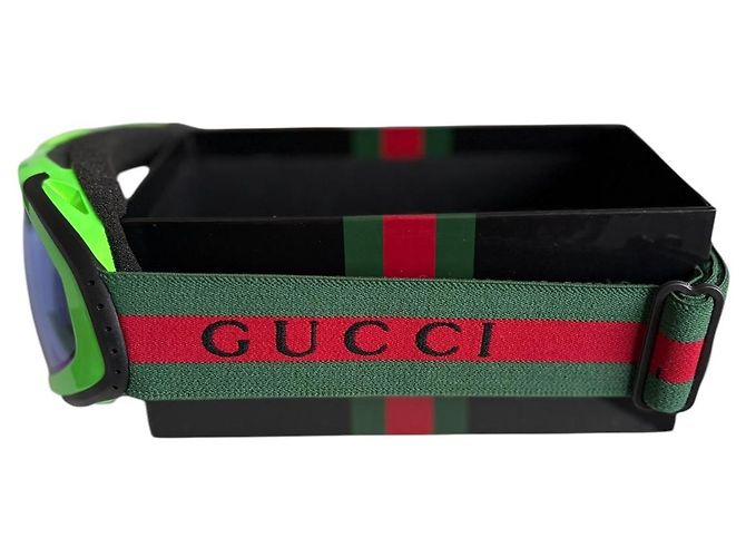 Occhiali da sci Gucci Verde Fluo - vista 5