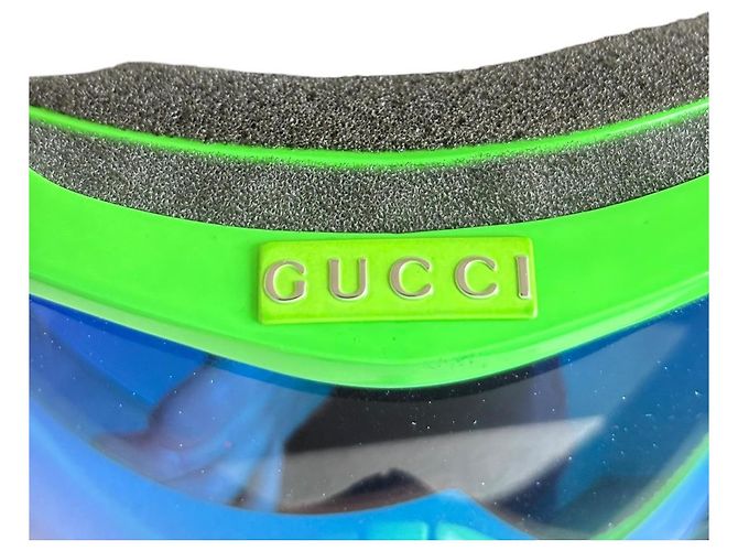 Occhiali da sci Gucci Verde Fluo - vista 8