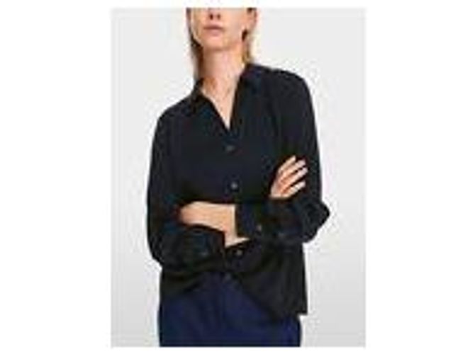 Marc Cain Black Polyester Blouse with Gold Buttons - view 5