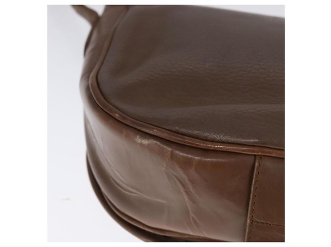 Autre Marque Borsa a spalla Burberrys in pelle marrone argento autentica bs21793 - vista 15
