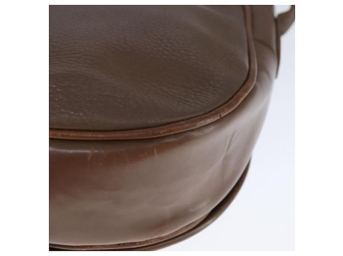Autre Marque Borsa a spalla Burberrys in pelle marrone argento autentica bs21793 - vista 16