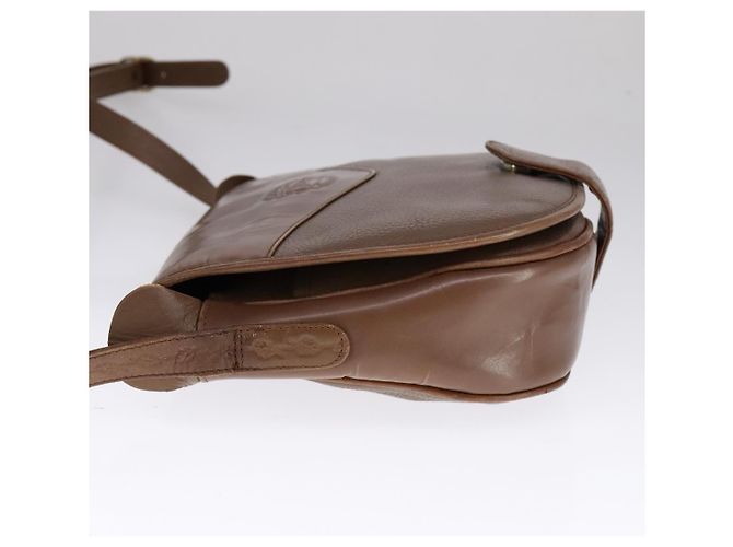 Autre Marque Borsa a spalla Burberrys in pelle marrone argento autentica bs21793 - vista 3