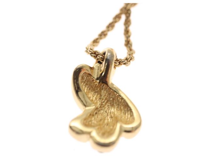 Collana Christian Dior metallo oro Auth FF5523 D'oro - vista 11