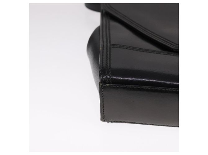 Borsa a spalla in pelle nera GUCCI Auth ep7207 Nero - vista 14