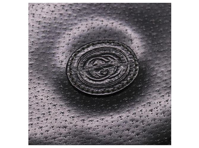 Borsa a spalla in pelle nera GUCCI Auth ep7207 Nero - vista 18