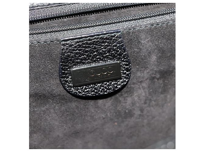 Borsa a spalla in pelle nera GUCCI Auth ep7207 Nero - vista 19
