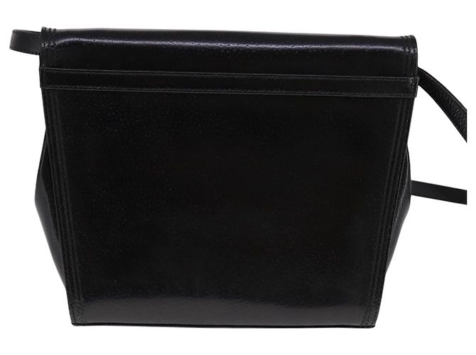 Borsa a spalla in pelle nera GUCCI Auth ep7207 Nero - vista 2