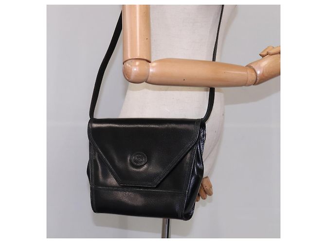 Borsa a spalla in pelle nera GUCCI Auth ep7207 Nero - vista 22