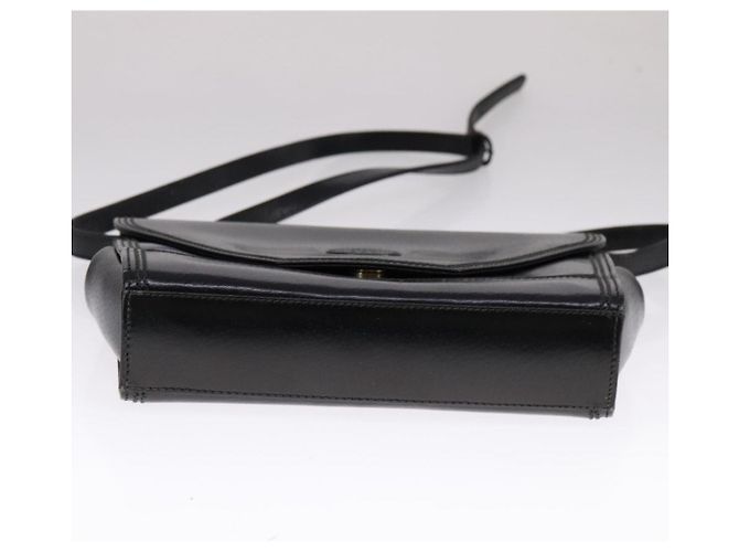 Borsa a spalla in pelle nera GUCCI Auth ep7207 Nero - vista 5