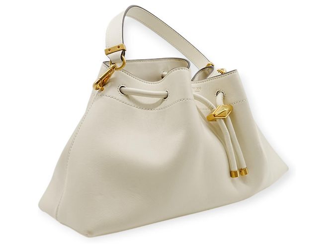 Borsa a secchiello Cinch di Jimmy Choo Bianco - vista 2