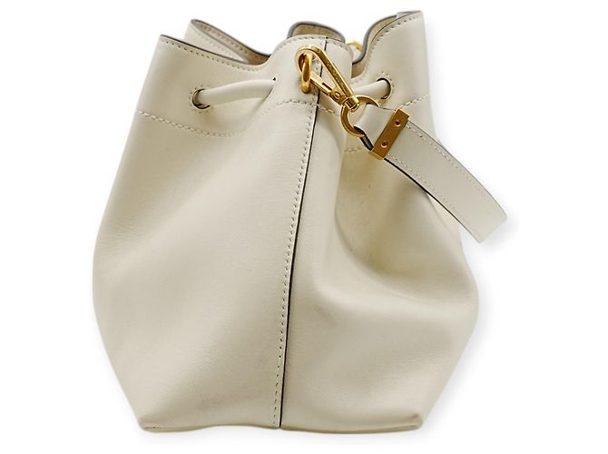Borsa a secchiello Cinch di Jimmy Choo Bianco - vista 5