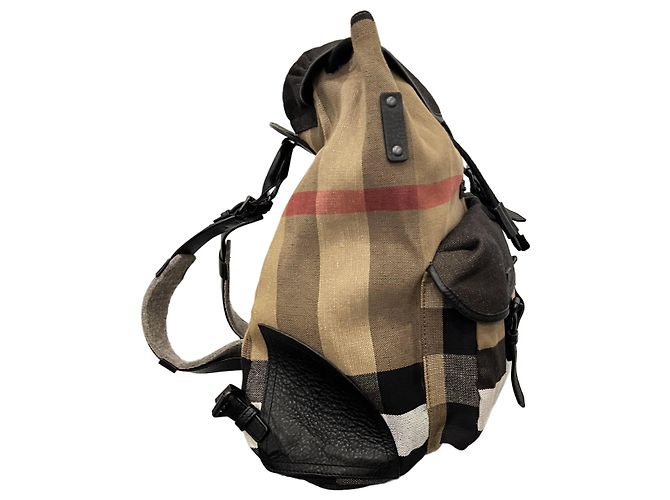 Burberry Check Backpack Brown - view 2