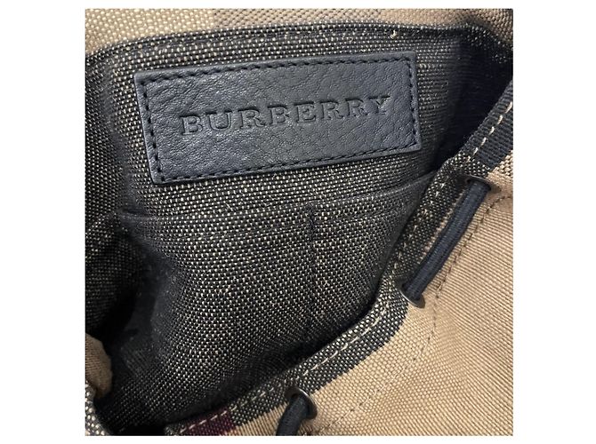 Burberry Check Backpack Brown - view 4