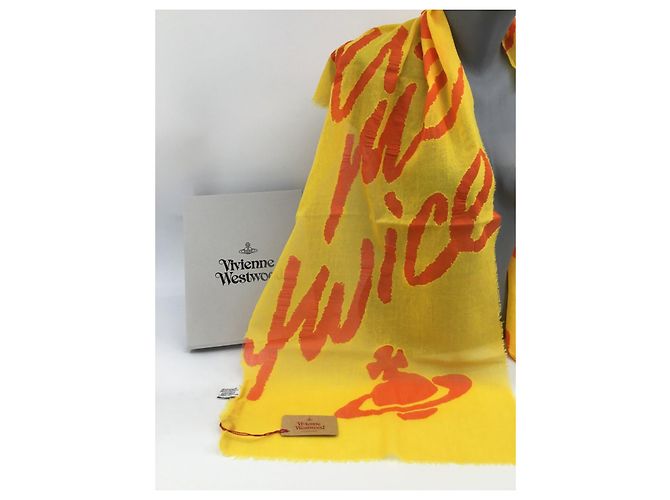 Stola in lana Vivienne Westwood Multicolore - vista 12