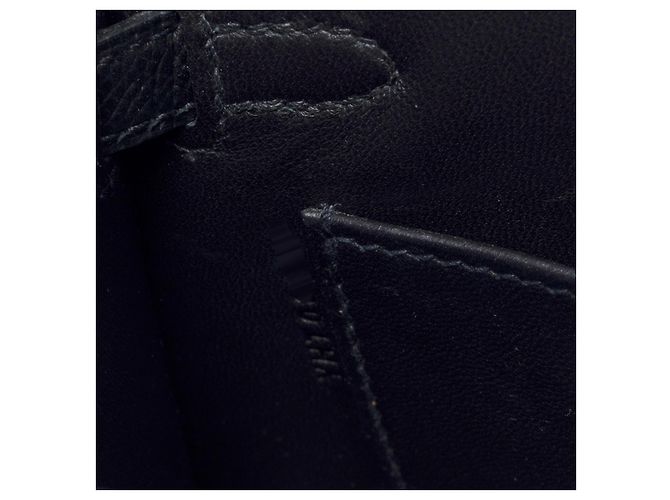 Hermès Sac HERMES Kelly Mini en Cuir Noir - 102473 - vue 8