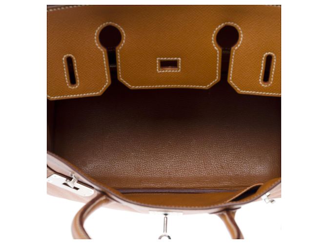 Hermès Sac HERMES Birkin 30 en Cuir Doré - 102472 - vue 9