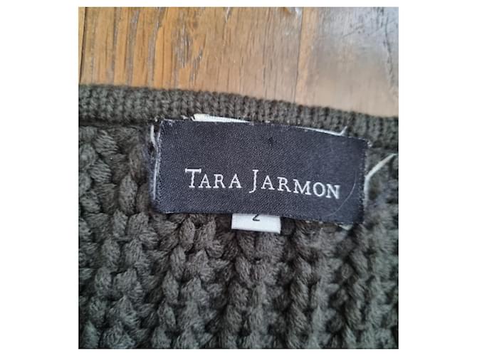 Tara Jarmon Pullover Khaki Grün Größe 38 - Ansicht 3