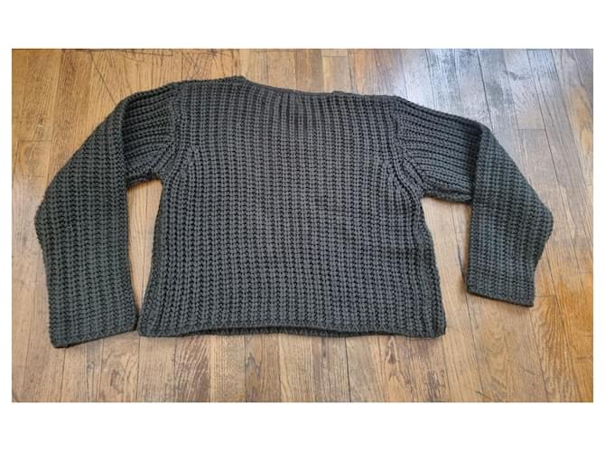 Tara Jarmon Pullover Khaki Grün Größe 38 - Ansicht 5