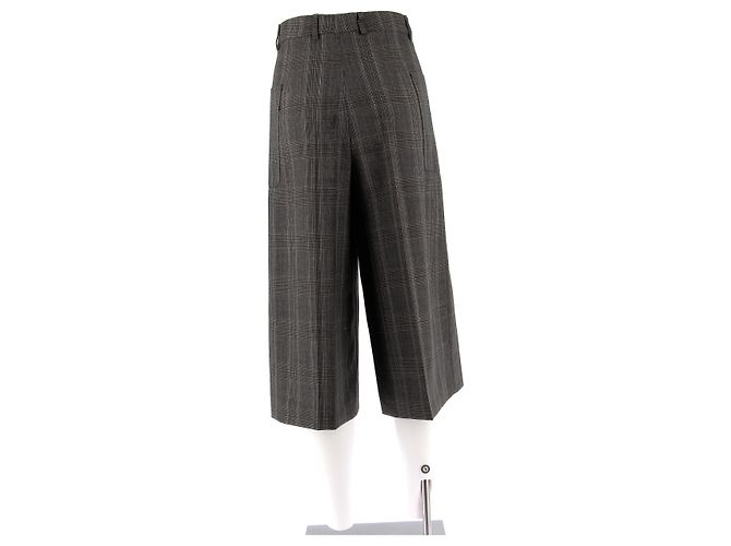 Céline CELINE Shorts T.FR 36 Wolle Grau - Ansicht 2