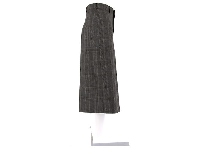 Céline CELINE Shorts T.FR 36 Wolle Grau - Ansicht 3