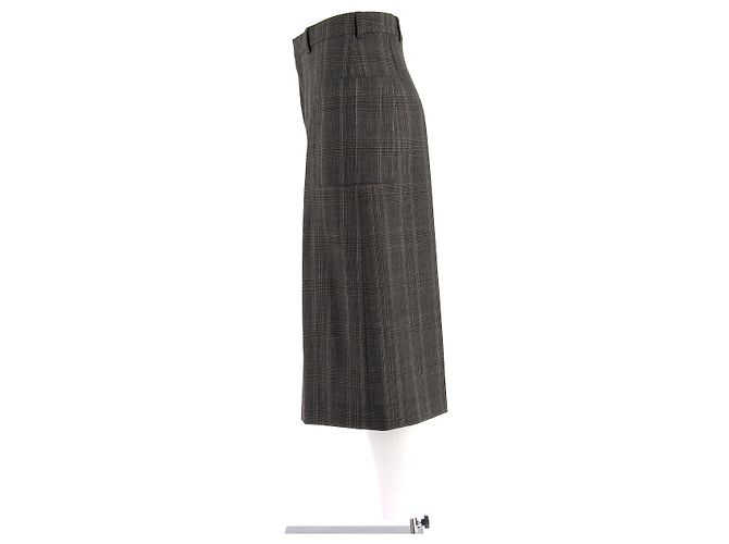 Céline CELINE Shorts T.FR 36 Wolle Grau - Ansicht 4