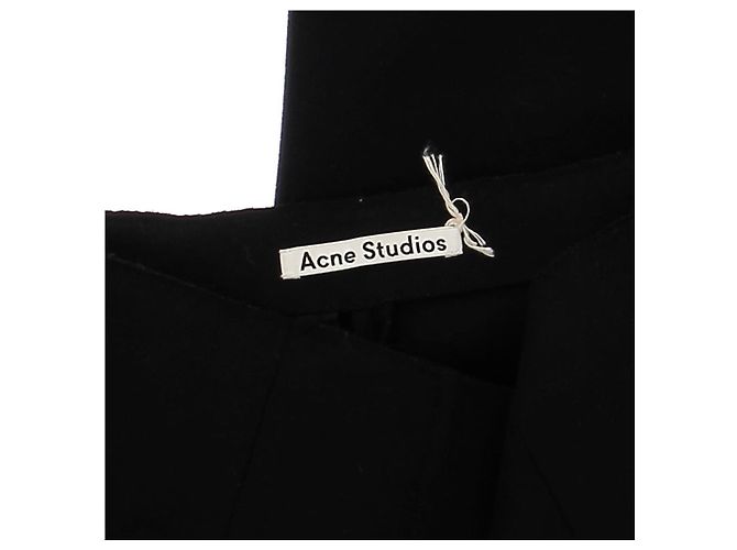 ACNE STUDIOS Pantalones T.FR 36 Lana Negro - vista 6