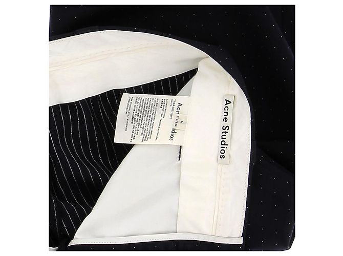 ACNE STUDIOS Pantalones T.FR 36 Lana Negro - vista 6