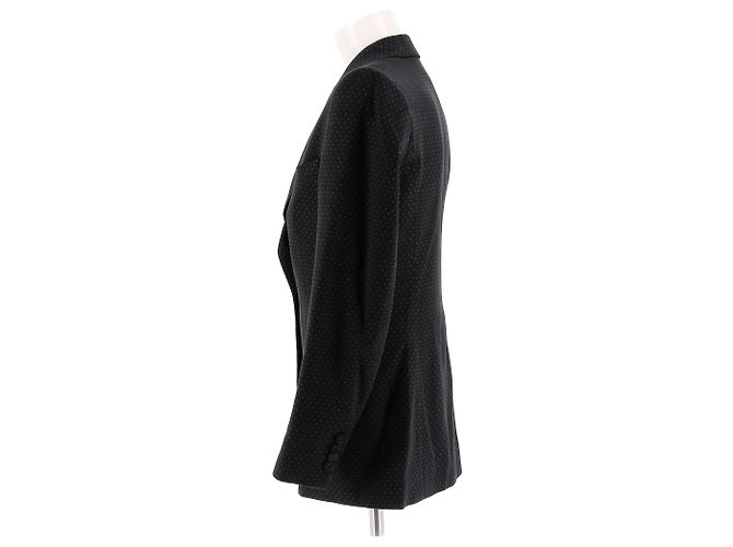 Jacke DRIES VAN NOTEN T.FR 36 Wolle Schwarz - Ansicht 4