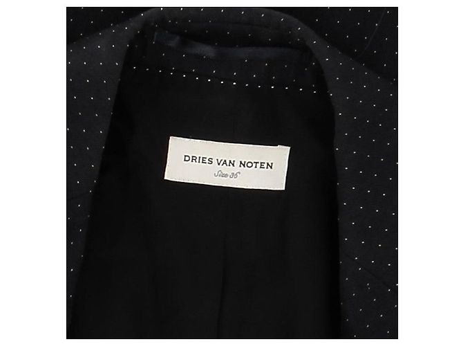 Jacke DRIES VAN NOTEN T.FR 36 Wolle Schwarz - Ansicht 5