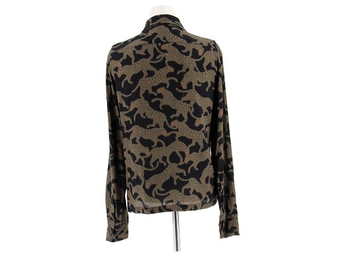 DRIES VAN NOTEN Tops T.FR 34 Viscosa Negro - vista 2