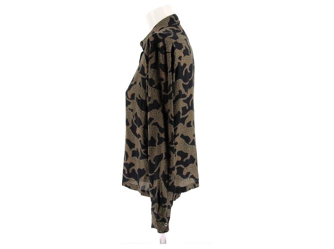 DRIES VAN NOTEN Tops T.FR 34 Viscosa Negro - vista 3