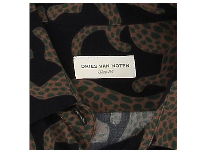 DRIES VAN NOTEN Tops T.FR 34 Viscosa Negro - vista 6
