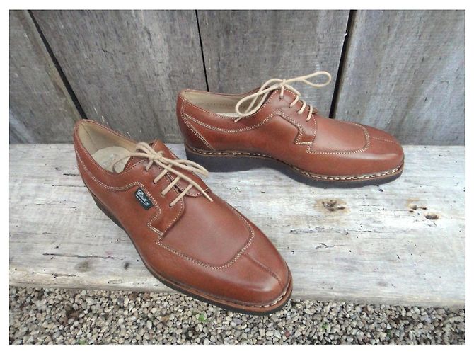 Paraboot Derbies aus Leder hellbraun - Ansicht 5