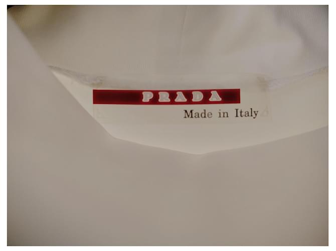 Prada Stretch Oberteil Weiß Nylon - Ansicht 3