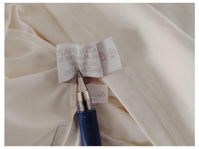 Prada Stretch Oberteil Weiß Nylon - Ansicht 6