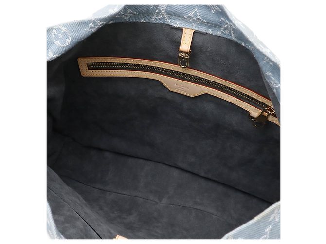 Bolso de Hombro Daily GM de Denim Monogram Louis Vuitton Azul Amarillo - vista 7