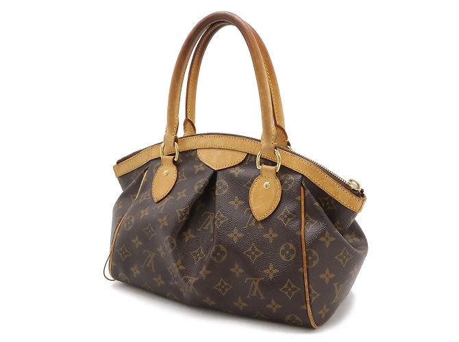 Borsa tote Louis Vuitton Monogram Tivoli PM Marrone Monogramma - vista 3
