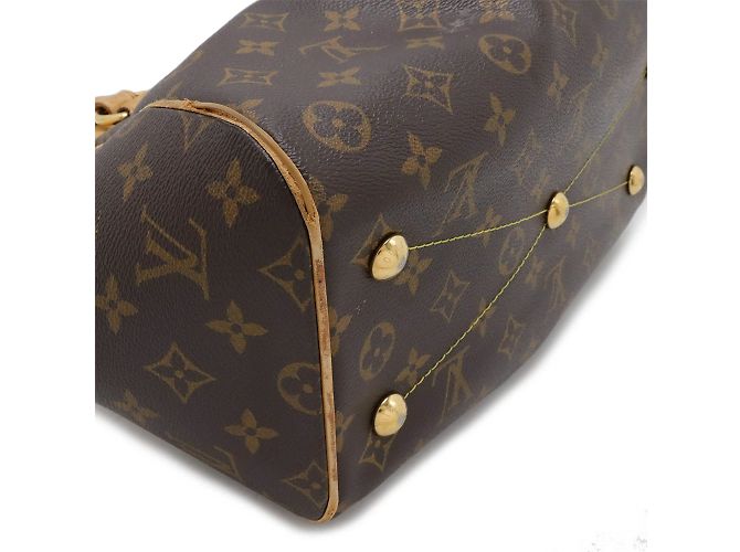 Borsa tote Louis Vuitton Monogram Tivoli PM Marrone Monogramma - vista 4